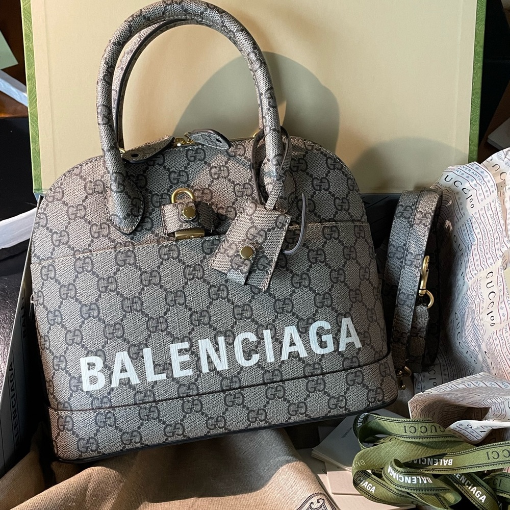 Gucci X Balenciaga The Hacker Project Small Ville Bag NEW Limited Edition - Picture 1 of 14